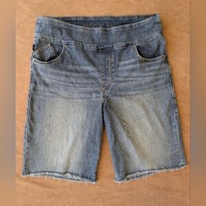 Rock & Republic Denim RX Pull On Bermuda Shorts! Size 16!